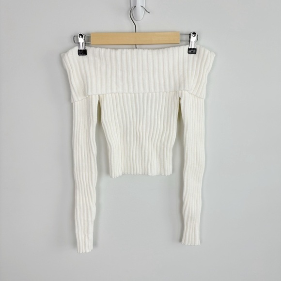 Superdown Ava Sweater in Cream Size XS - Picture 3 of 8